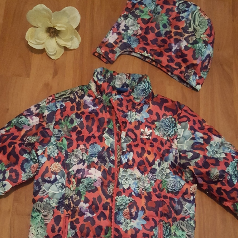 Adidas coat girls size 9-10